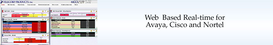 Web Based Real Time for Nortel, Cisco, Avaya
